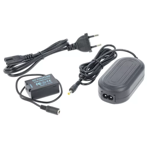 Panasonic DMW-AC8 helyettesítő fényképezőgép hálózati adapter (2 m, Fekete, 16.8W, 8.4V, 2.0 A) - Utángyártott