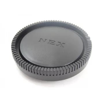  Sony Alpha 3000, 5000, 6000, 7, 7R, 7s, NEX-3 készülékekhez fényképezőgép lencsesapka (Fekete) - Utángyártott