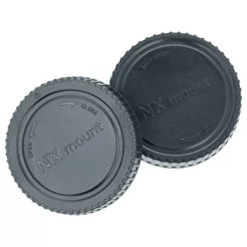  Samsung NX1, NX10, NX100, NX1000, NX1010 készülékekhez fényképezőgép lencsesapka (Fekete) - Utángyártott
