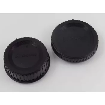   Nikon D3100, D3200, D3300, D3400, D4, D4s készülékekhez fényképezőgép lencsesapka (Fekete) - Utángyártott