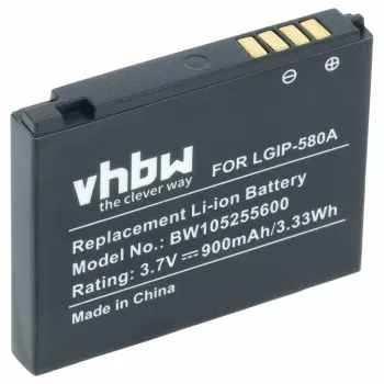   LG LGIP-580A helyettesítő mobiltelefon akkumulátor (Li-Ion, 3.7V, 700mAh / 2.59Wh) - Utángyártott