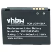 LG LGIP-580A helyettesítő mobiltelefon akkumulátor (Li-Ion, 3.7V, 700mAh / 2.59Wh) - Utángyártott