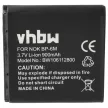 Nokia BP-6M helyettesítő mobiltelefon akkumulátor (Li-Ion, 3.7V, 900mAh / 3.33Wh) - Utángyártott