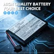Navman S20 készülékhez akkumulátor (Li-Ion, 3.7V, 1250mAh / 4.6Wh) - Utángyártott