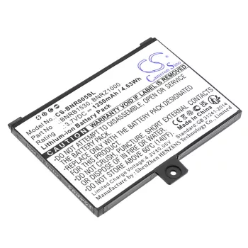   Barnes & Noble EBBK-PDA288LI helyettesítő akkumulátor (Li-Ion, 3.7V, 1250mAh / 4.63Wh) - Utángyártott