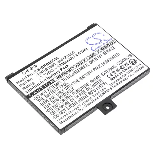 Barnes & Noble EBBK-PDA288LI helyettesítő akkumulátor (Li-Ion, 3.7V, 1250mAh / 4.63Wh) - Utángyártott