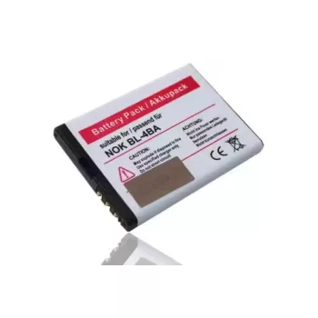   Nokia BL-4BA helyettesítő mobiltelefon akkumulátor (Li-Ion, 3.7V, 600mAh / 2.22Wh) - Utángyártott