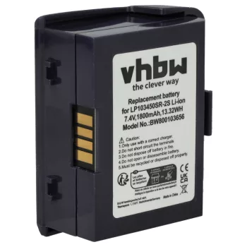   Verifone LP103450SR-2S helyettesítő akkumulátor (Li-Ion, 7.4V, 1800mAh / 13.32Wh) - Utángyártott