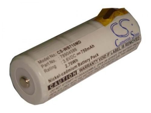 Welch-Allyn 97210, WA-72200 készülékekhez akkumulátor (NiCd, 3.6V, 750mAh / 2.7Wh) - Utángyártott