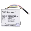 Texas Instruments P11P35-09-N01 helyettesítő akkumulátor (Li-Ion, 3.7V, 1300mAh / 4.81Wh) - Utángyártott