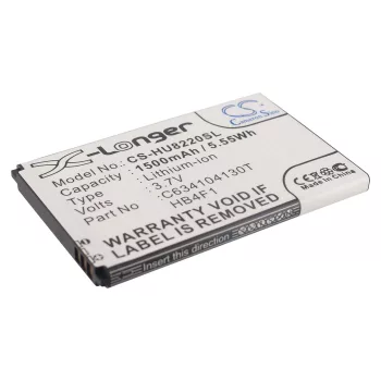   Huawei U8230, U9120, Z101 készülékekhez akkumulátor (Li-Ion, 3.7V, 1500mAh / 5.55Wh) - Utángyártott