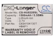 Huawei U8230, U9120, Z101 készülékekhez akkumulátor (Li-Ion, 3.7V, 1500mAh / 5.55Wh) - Utángyártott