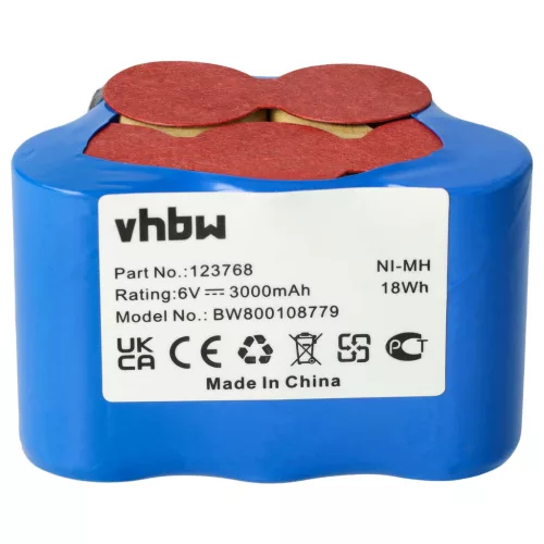 Ulo Box EBL 801 készülékhez akkumulátor (NiMh, 6V, 3000mAh / 18Wh) - Utángyártott
