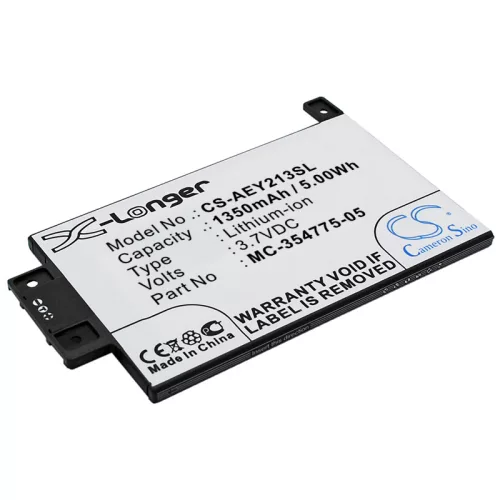 Amazon S13-R1-S helyettesítő mobiltelefon akkumulátor (Li-Ion, 3.7V, 1350mAh / 5Wh) - Utángyártott