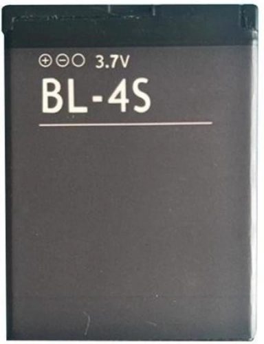 Nokia BL-4S helyettesítő mobiltelefon akkumulátor (Li-Ion, 3.7V, 850mAh / 3.15Wh) - Utángyártott