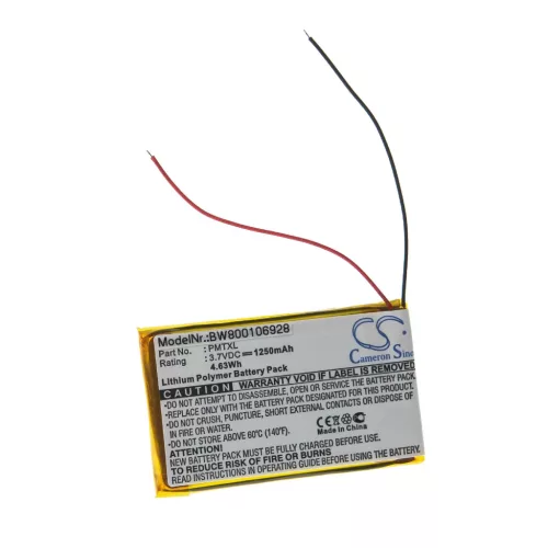 Palm Tungsten TX helyettesítő mobiltelefon akkumulátor (Li-Polymer, 3.7V, 1250mAh / 4.63Wh) - Utángyártott
