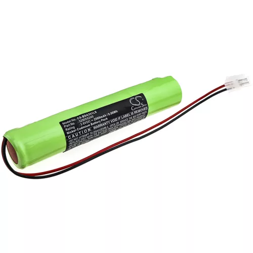 BAES 329055240 helyettesítő akkumulátor (NiCd, 3.6V, 2500mAh / 9Wh) - Utángyártott