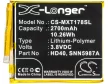 Motorola SNN5987A helyettesítő mobiltelefon akkumulátor (Li-Polymer, 3.8V, 2700mAh / 10.26Wh) - Utángyártott