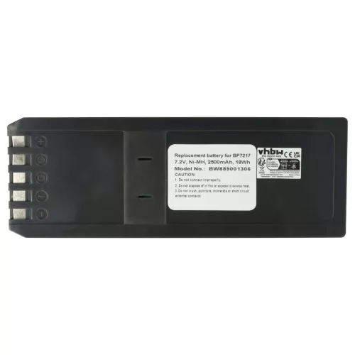 Fluke BP7217 helyettesítő akkumulátor (NiMh, 7.2V, 2500mAh / 18Wh) - Utángyártott