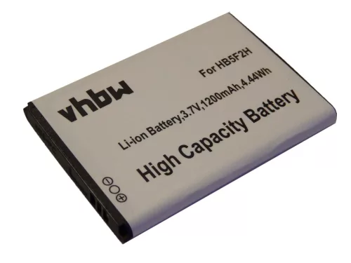 Huawei HB554666RAW, HB5F2H helyettesítő akkumulátor (Li-Ion, 3.7V, 1200mAh / 4.44Wh) - Utángyártott