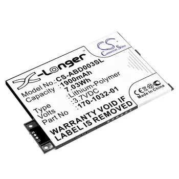   Amazon S11GTSF01A helyettesítő akkumulátor (Li-Polymer, 3.7V, 1900mAh / 7.03Wh) - Utángyártott