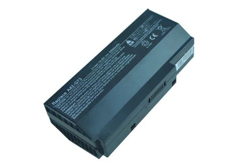 Asus A42-G73, G73-52 helyettesítő laptop akkumulátor (Li-Ion, 14.8V, 4400mAh / 65.12Wh) - Utángyártott