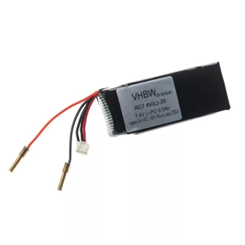   Syma X8W készülékhez akkumulátor (Li-Polymer, 7.4V, 2000mAh / 14.8Wh) - Utángyártott