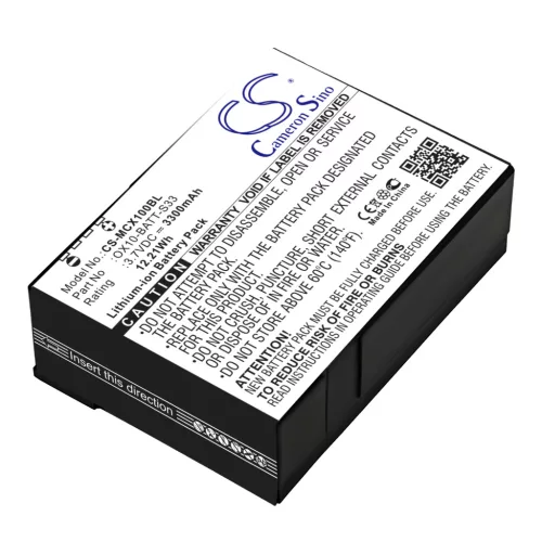 M3 Mobile OX10-BATT-S33 helyettesítő akkumulátor (Li-Ion, 3.7V, 3300mAh / 12.21Wh) - Utángyártott