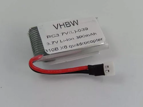 Top Selling 310B X6 Quadrocopter készülékhez akkumulátor (3.7V, 390mAh / 1.44Wh) - Utángyártott