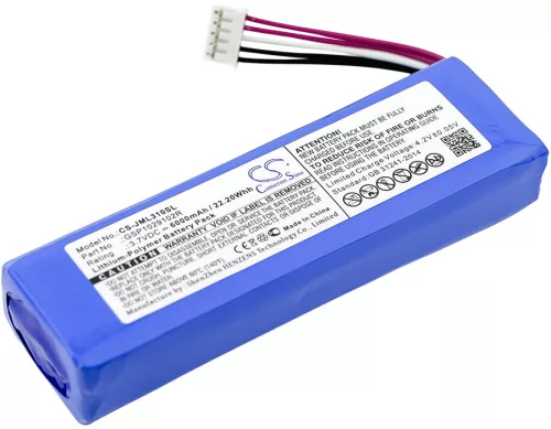 JBL GSP1029102R helyettesítő akkumulátor (Li-Polymer, 3.7V, 6000mAh / 22.2Wh) - Utángyártott