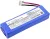 JBL GSP1029102R helyettesítő akkumulátor (Li-Polymer, 3.7V, 6000mAh / 22.2Wh) - Utángyártott
