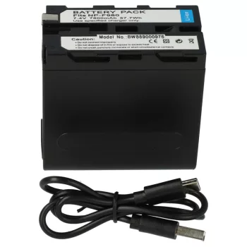   Sony NP-F990 helyettesítő fényképezőgép akkumulátor (Li-Ion, 7.4V, 7800mAh / 57.7Wh) - Utángyártott