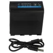 Sony NP-F990 helyettesítő fényképezőgép akkumulátor (Li-Ion, 7.4V, 7800mAh / 57.7Wh) - Utángyártott