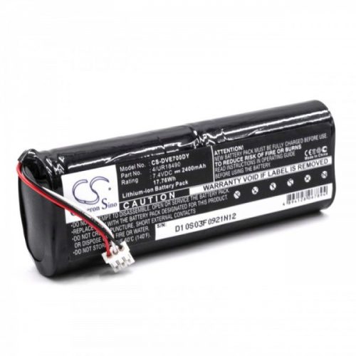 Sony 4/UR18490 helyettesítő akkumulátor (Li-Ion, 7.4V, 2400mAh / 17.76Wh) - Utángyártott