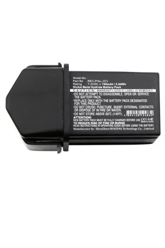 Elca REC-PINC-07J helyettesítő akkumulátor (NiMh, 7.2V, 700mAh / 5.04Wh) - Utángyártott