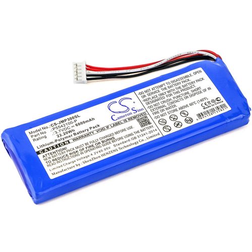 JBL P5542100-P helyettesítő akkumulátor (Li-Polymer, 3.7V, 6000mAh / 22.2Wh) - Utángyártott