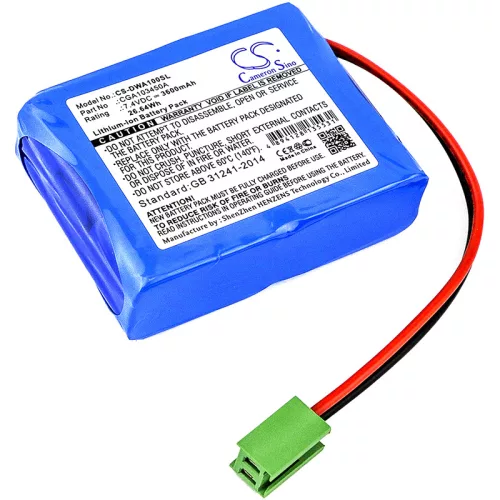 CEMB CGA103450A helyettesítő akkumulátor (Li-Ion, 7.4V, 3600mAh / 26.64Wh) - Utángyártott
