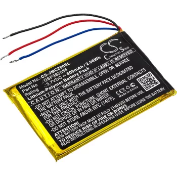   JBL GSP383555 helyettesítő akkumulátor (Li-Polymer, 3.7V, 800mAh / 2.96Wh) - Utángyártott