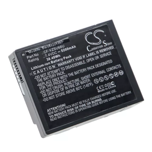 Panasonic CF-VZSU66U helyettesítő laptop akkumulátor (Li-Ion, 7.4V, 5200mAh / 38.48Wh) - Utángyártott