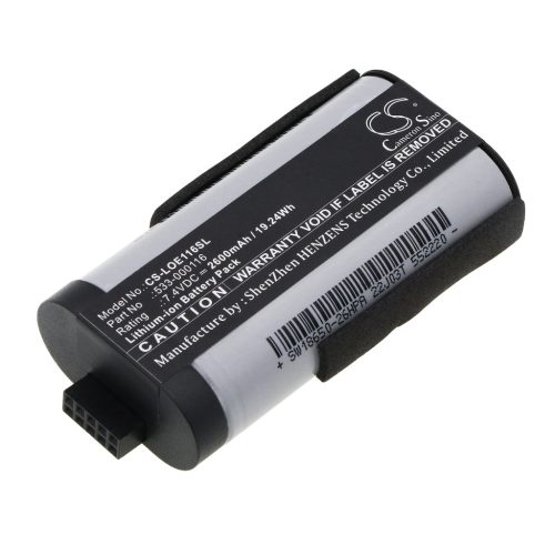 Logitech 533-000116, 533-000138 helyettesítő akkumulátor (Li-Ion, 7.4V, 2600mAh / 19.24Wh) - Utángyártott