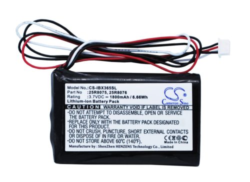 IBM BAT-00007-01-A Rev A helyettesítő laptop akkumulátor (Li-Ion, 3.7V, 1800mAh / 6.66Wh) - Utángyártott