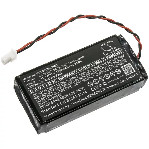 Verathon LIP010-3RD helyettesítő akkumulátor (Li-Ion, 11.1V, 1200mAh / 13.32Wh) - Utángyártott