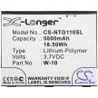 Netgear 308-10019-01, W-10 helyettesítő akkumulátor (Li-Polymer, 3.7V, 5000mAh / 18.5Wh) - Utángyártott
