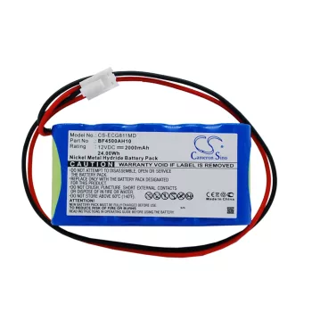   Osen ECG-8110, ECG-8110A készülékekhez akkumulátor (NiMh, 12V, 2000mAh / 24Wh) - Utángyártott