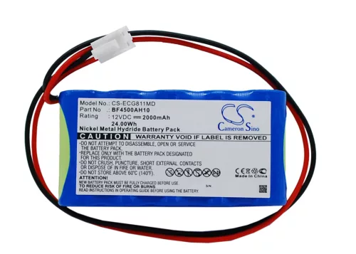 Osen ECG-8110, ECG-8110A készülékekhez akkumulátor (NiMh, 12V, 2000mAh / 24Wh) - Utángyártott