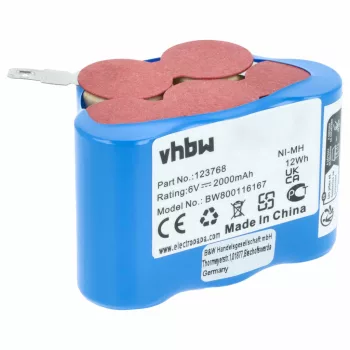   Ulo Box EBL 801 készülékhez akkumulátor (NiMh, 6V, 2000mAh / 12Wh) - Utángyártott