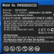 Medsonic B0402095 helyettesítő akkumulátor (Li-Ion, 11.1V, 2600mAh / 28.86Wh) - Utángyártott