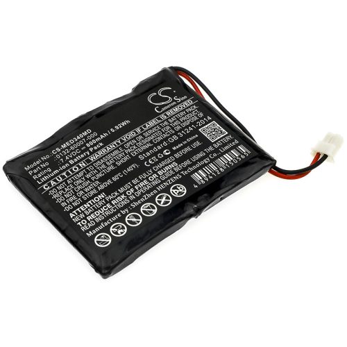 Mediaid 0132-60007-000 helyettesítő akkumulátor (Li-Ion, 7.4V, 800mAh / 5.92Wh) - Utángyártott