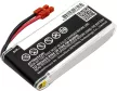 Syma X5HC helyettesítő akkumulátor (Li-Polymer, 3.7V, 1200mAh / 4.44Wh) - Utángyártott