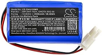 Zondan WP-XHT-102A helyettesítő akkumulátor (Li-Ion, 14.8V, 2600mAh / 38.48Wh) - Utángyártott